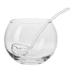 Glass Bowl With Spoon Elite