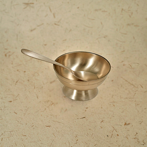 Kansa Dessert Bowl with spoon