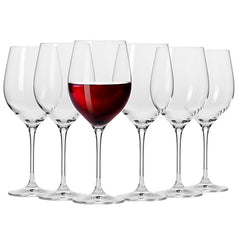 red wine glasses