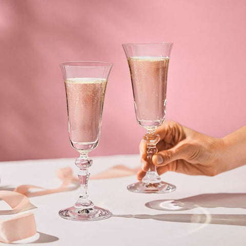 Krista deco champagne glasses